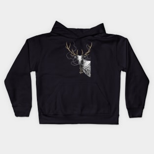 Feathered Stag Kids Hoodie